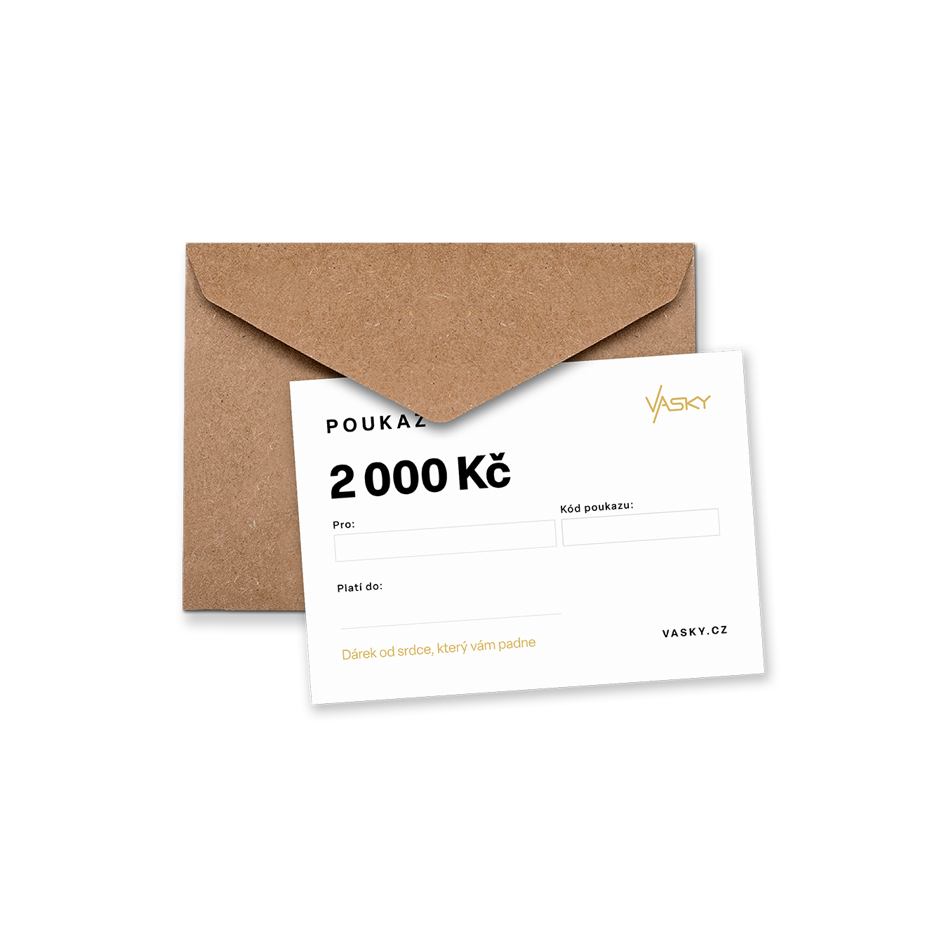 Vasky dárkový poukaz 2 000 Kč