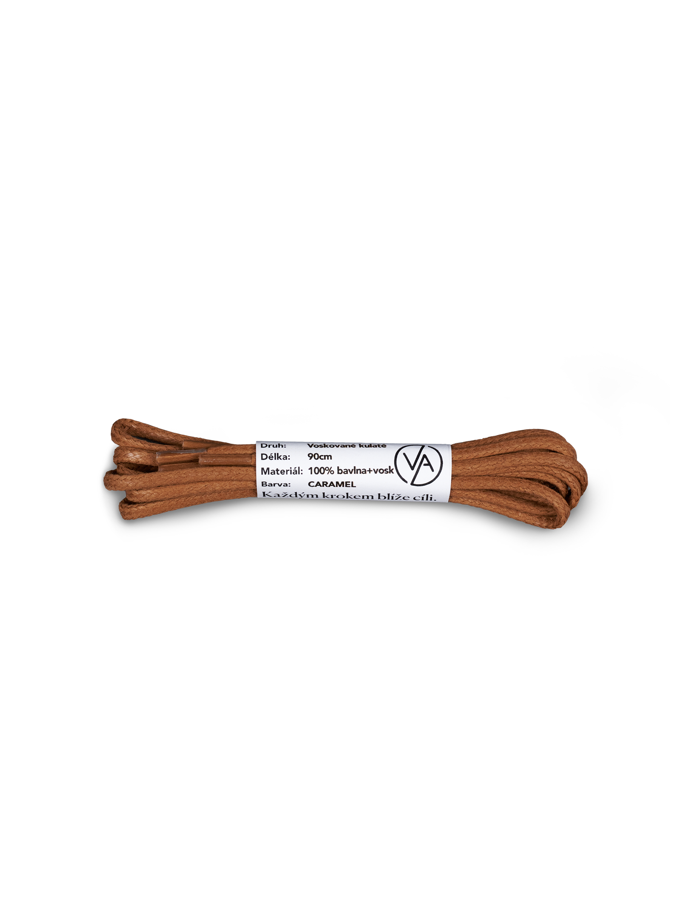 Voskované Tkaničky Kulaté Caramel