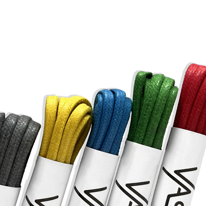 5 x Kulaté Voskované Tkaničky  Barevné