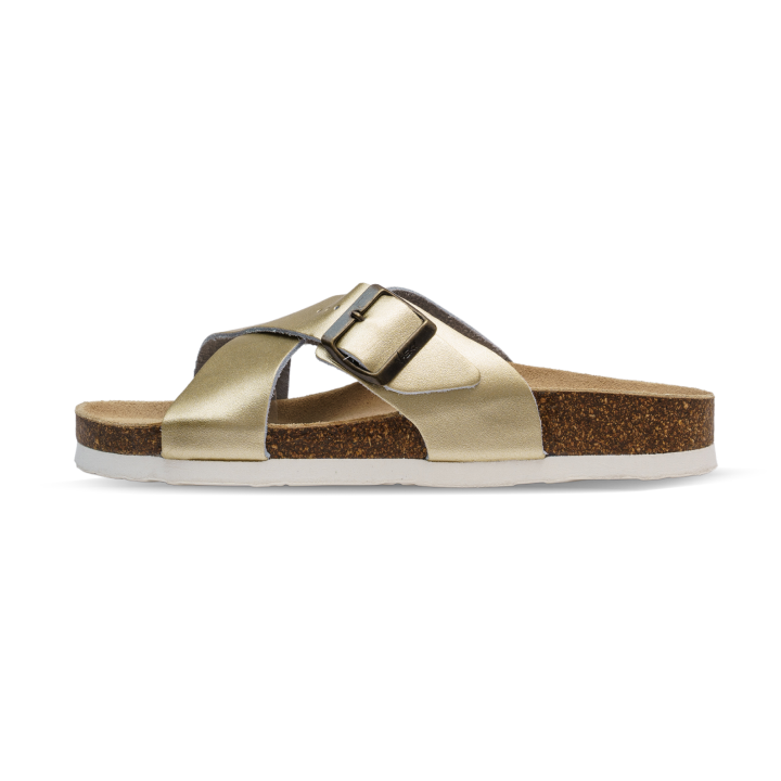 Pantofle Cork Gold