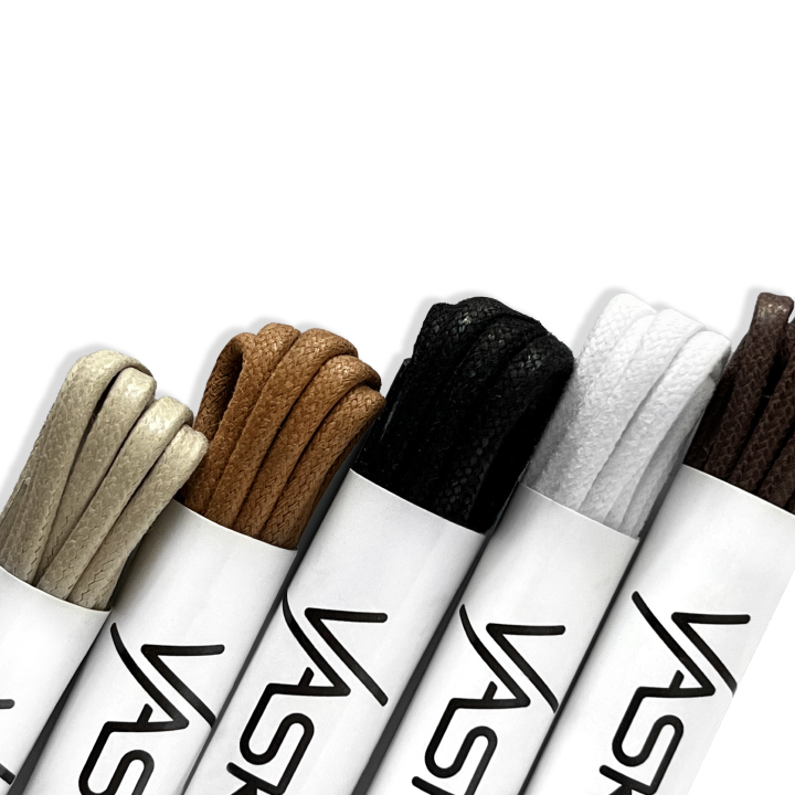 5 x Kulaté Voskované Tkaničky Neutrální