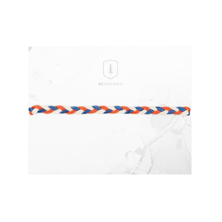 BeWooden Pletený náramek Trikolora
